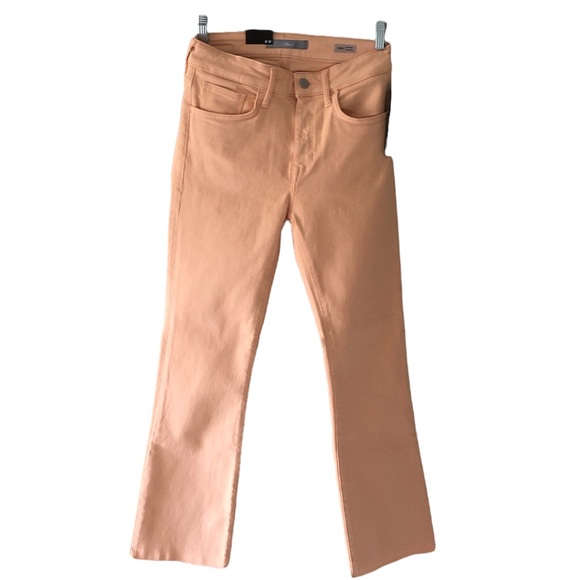 Mavi Anika Carmel Cream La Vintage High waisted crop flare jeans - Picture 6 of 16